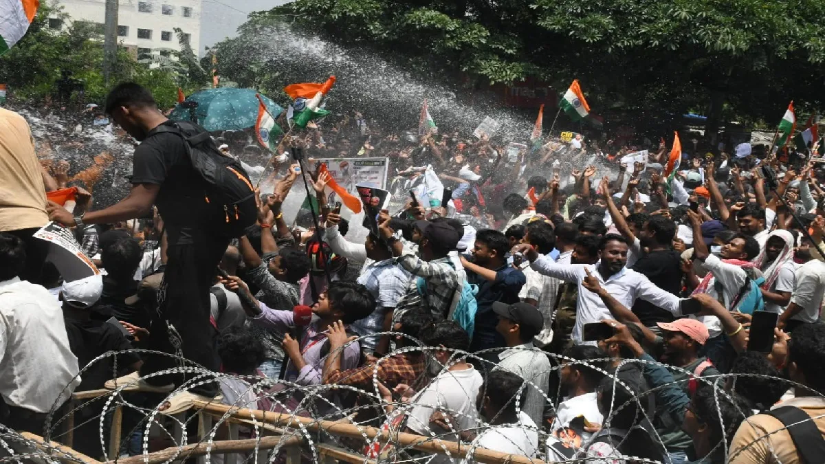 jpsc protest ranchi