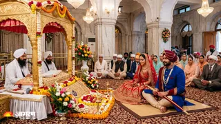 सिख विवाह की रस्में: रोका, कुरमई और आनंद कारज का महत्व (Picture Credit: AI Generated)