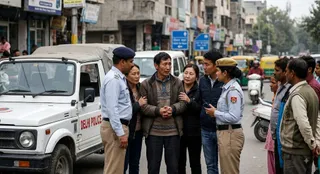 दिल्ली में इलाज के लिए आए मंगोलियाई नागरिक हुए लापता, पुलिस ने खोजा। (एआई जेनरेटेड इमेज)