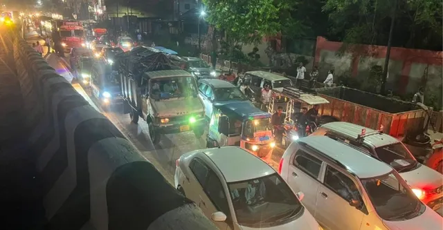 जाजमऊ में लगा भीषण जाम, आज भी कानपुर में इन जगहों पर रूट डायवर्जन
