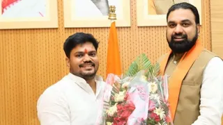 सीएम सम्राट चौधरी के साथ विधायक राकेश रंजन। फाइल
