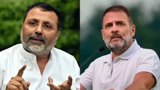 निशिकांत दुबे और राहुल गांधी। (फाइल फोटो)