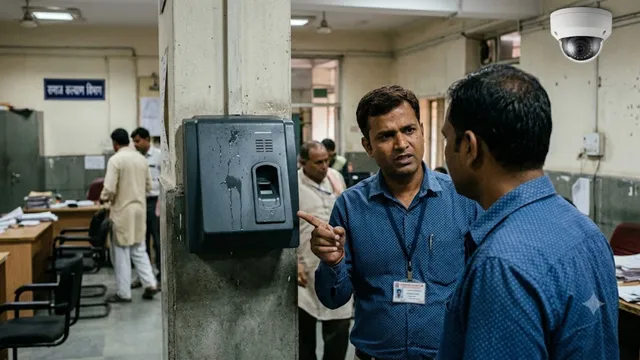 बायोमेट्रिक मशीन में पानी डालकर हाजिरी से बचने का शक, दिल्ली समाज कल्याण विभाग अब लगाएगा CCTV कैमरे
