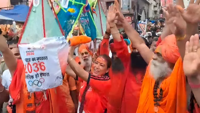 ओलिंपिक 2036 के संकल्प को लेकर रेखा आर्या ने हरिद्वार से उठाई कांवड़, विधि विधान से की गंगा की पूजा-अर्चना
