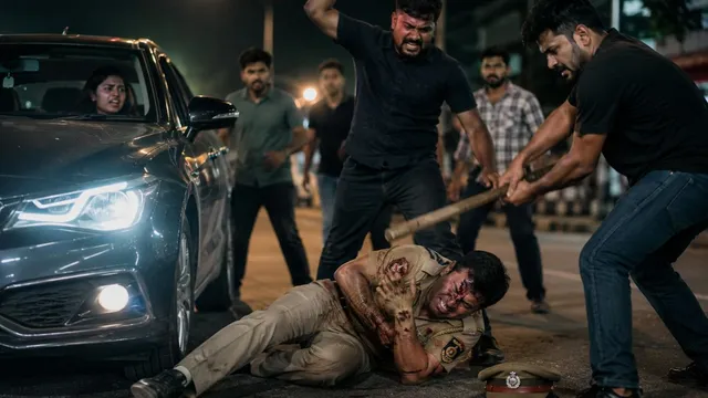 गाजियाबाद में रोडरेज में पुलिसकर्मी पर हमला, दबंगों ने सिर-चेहरे किया लहूलुहान; सड़क पर बेहोश होकर गिरा सिपाही