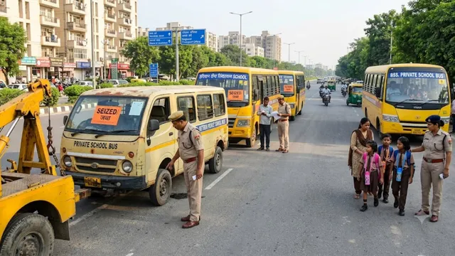 नोएडा में अनफिट स्कूल बसों पर आज से होगा एक्शन, 15 दिन के अभियान में ड्राइवरों के लाइसेंस भी होंगे रद
