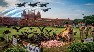 चीलों से फाइटर जेट को बचाने के लिए उठाया गया कदम। फोटो: एआई जनरेटेड