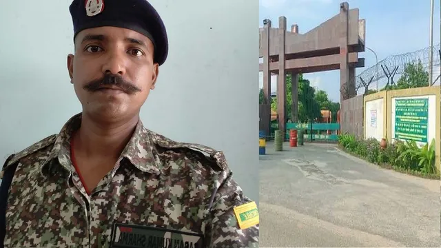 ITBP Jawan बबन शर्मा की सड़क दुर्घटना में मौत, सैन्य सम्मान के साथ चिरकुंडा में हुआ अंतिम संस्कार
