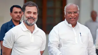 कांग्रेस के 'रचनात्मक' सम्मेलन में राहुल गांधी और खरगे करेंगे संबोधित। (फाइल)