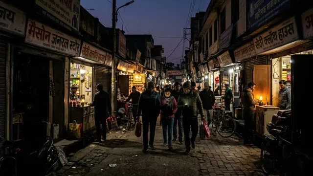 स्मार्ट सिटी की लापरवाही से पलटन बाजार में छाया अंधेरा, बिल न चुकाने पर कटा स्ट्रीट लाइटों का कनेक्शन
