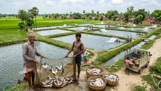 मछली पालन से बदलेगी बिहार की तस्वीर, सिवान-सारण समेत 8 जिलों में बनेंगे स्पेशल क्लस्टर (AI Generated Image)