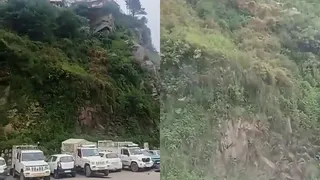 शिमला में भू-धंसाव से 100 से अधिक भवनों को खतरा।