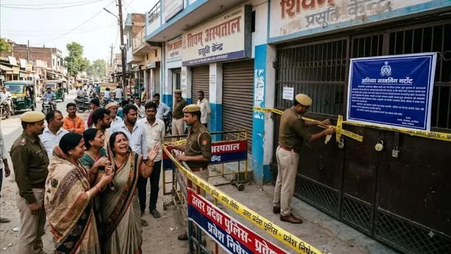 चंदौली में ऑपरेशन के बाद महिला की मौत, अनियमितता मिलने पर हॉस्पिटल सीज

