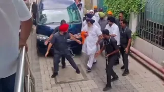 सुखबीर सिंह बादल पर महाराष्ट्र के नांदेड़ में जानलेवा हमला (सोशल मीडिया)