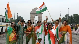 राष्ट्रीय राजधानी दिल्ली 80वें स्वतंत्रता दिवस के जश्न में डूबी है।