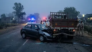 नागपुर में दोस्त के जन्मदिन पर निकले दो छात्रों की सड़क हादसे में मौत (यह तस्वीर AI की मदद से बनाई गई है।)