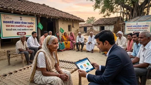 अयोध्या में प्रधानमंत्री आवास योजना: ग्राम सभाओं ने लाभार्थियों की सूची को दी मंजूरी
