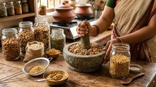 देसी प्रोटीन पाउडर रेसिपी (Image Source: AI Generated)