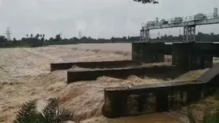 ऊफान पर नदियां। फोटो जागरण