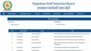 RSSB Forester Result 2026: यहां देखें पूरी जानकारी।