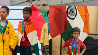 दवाई पट्टी निवासी पवन झुनझुनवाला के पोते रियान ने आसियान प्लस शतरंज में जीते 3 रजत और 2 कांस्य पदक