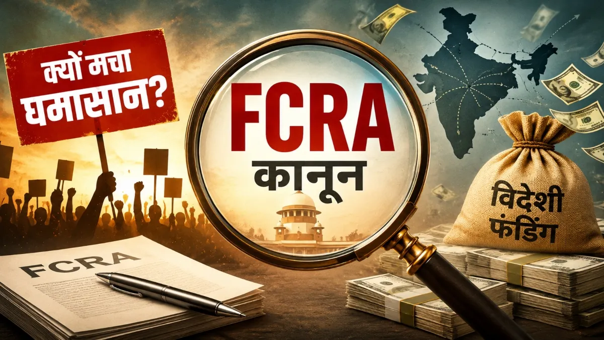 FCRA कानून पर क्यों मचा घमासान? राष्ट्रहित और विपक्ष के डर का पूरा सच जानिए