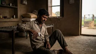 पलवल में सूदखोरों से परेशान होकर युवक ने जहरीला पदार्थ निगला। (एआई जेनरेटेड इमेज)