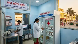 दुर्गाकुंड सीएचसी में ब्लड स्टोरेज यूनिट से मरीजों को मिलेगी तत्काल रक्त सुविधा।