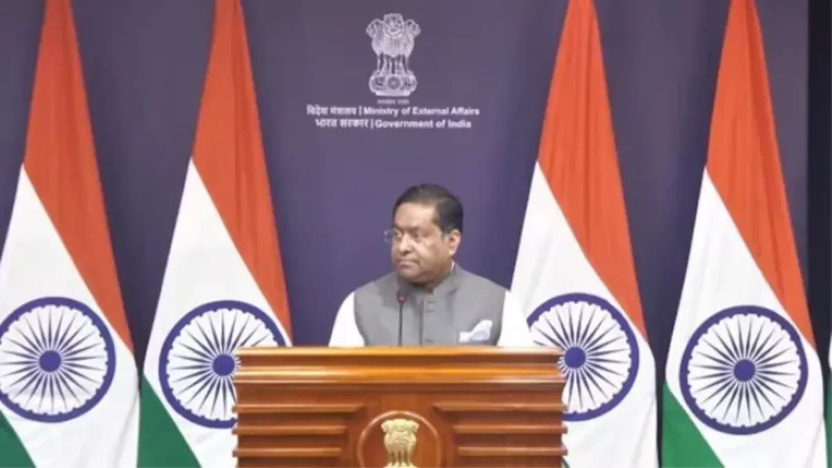 'दुनिया मानती है भारतीय चुनाव प्रणाली की विश्वसनीयता और मजबूती', ट्रंप की तारीफ पर विदेश मंत्रालय का जवाब