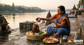 कैसे करें नर्मदेश्वर शिवलिंग की स्थापना? (AI-Generated Image)
