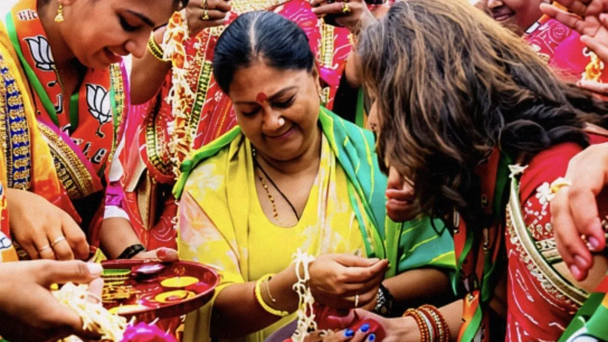 vasundhara raje vote bank