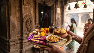 भारत के इन मंदिरों भोग से जुड़ी अनोखी परंपरा (Picture Credits- AI Image)