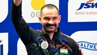 निशानेबाज अखिल श्योराण। सौ. स्वजन