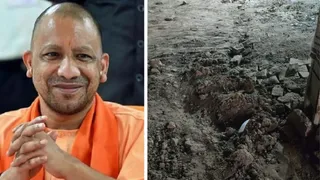 सीएम ग्रिड स्कीम के तहत मारुति एस्टेट में बनाई गई सड़क का हाल।