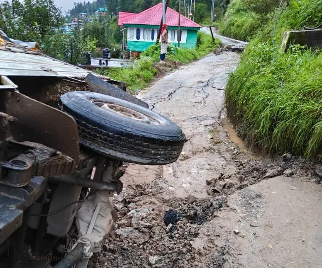 Kullu Landslide NH 305 1