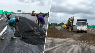 लखनऊ-कानपुर एक्सप्रेसवे के घटिया निर्माण