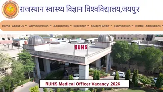 Rajasthan Medical Officer Vacancy 2026