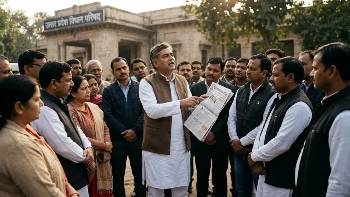 यूपी में शिक्षक MLC के नेता प्रतिपक्ष के स्कूल को मदद देने को लेकर लिखे गए पत्र पर सियासत, अखिलेश यादव तक पहुंचा मामला