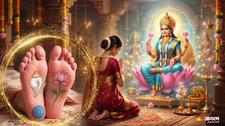 पैरों की बनावट बताएगी कि महिला सौभाग्य वाली है या नहीं। (Picture Credit- AI Generated)कि महि