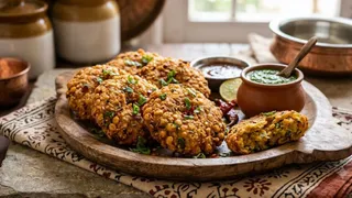 राजस्थान का पारंपरिक नाश्ता कलमी वड़ा (Image Source: AI Generated)