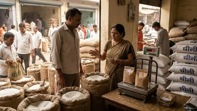 फरीदाबाद में चीनी के दाम में 20 दिन में 19 रुपये का उछाल, त्योहारों की मिठास पर महंगाई की मार
