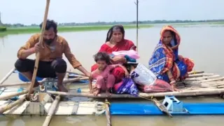 नवजात के साथ मां को बेड़े से ही घर लौटना पड़ा। जागरण