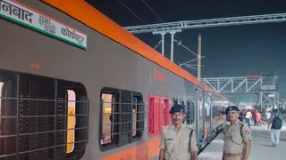धनबाद-कोयंबटूर अमृत भारत एक्सप्रेस। (जागरण)