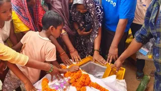 असम राइफल्स के जवान का राजकीय सम्मान से अंतिम संस्कार। (जागरण)