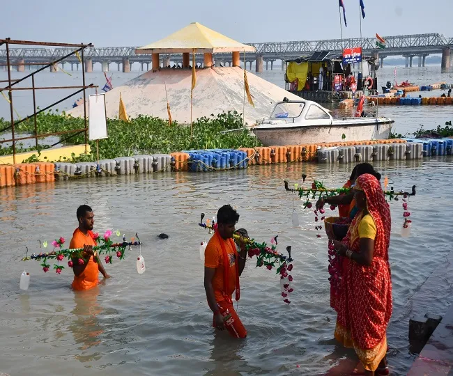 Prayagraj Ganga Yamuna rising water