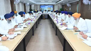 एसजीपीसी की बैठक।