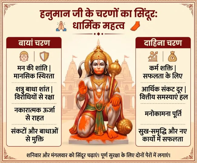hanuman ji right and left foot sindoor tilak benefits and significance (1)