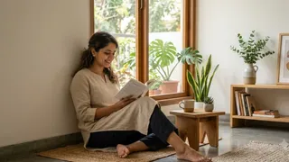 कम सामान और कम खर्च में सुकून भरी जिंदगी जीने के खास नियम (Image Source: AI Generated)