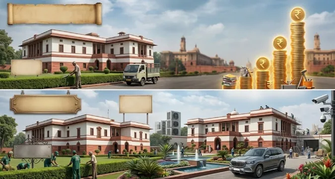 मंत्रियों के बंगलों के रखरखाव का खर्च दस साल में हुआ तीन गुना