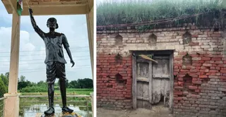 अमर बलिदानी गुलाब सिंह लोधी का गांव चंदिका खेड़ा में 2024 तक आसतित्व में रहा आवास। आर्काइव